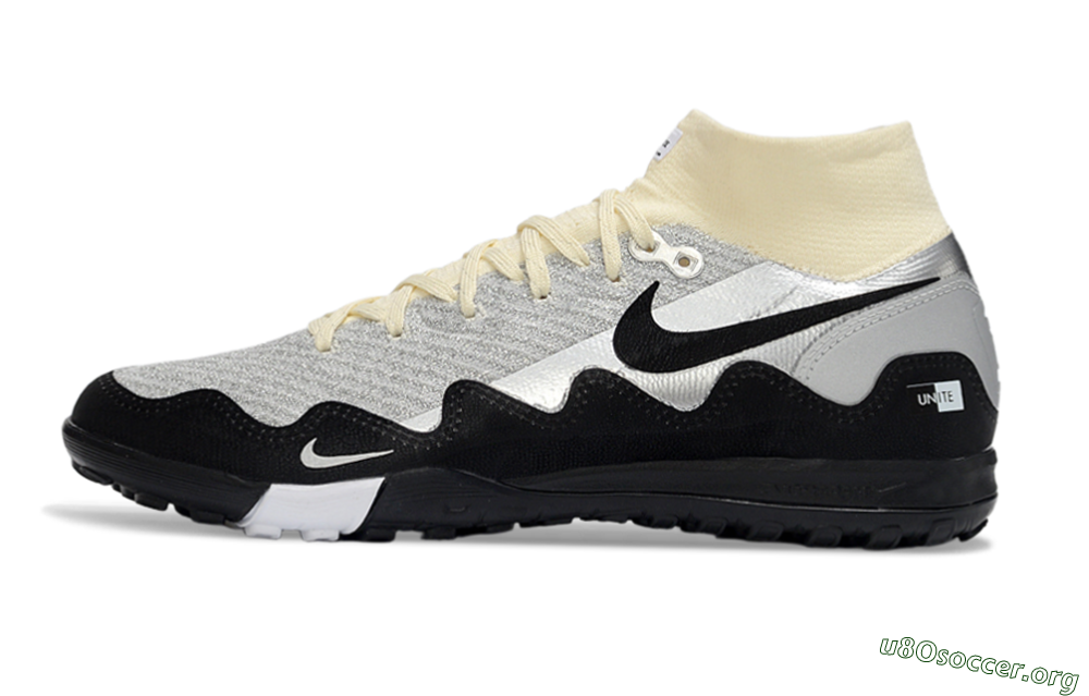 Nike Air Zoom Mercurial Superfly 10 Elite TF Football Shoes - Gray/Light Gray/Black 3