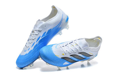 Adidas Predator 26 Elite FG Football Boots - Blue/Sky Blue/Steel Grey