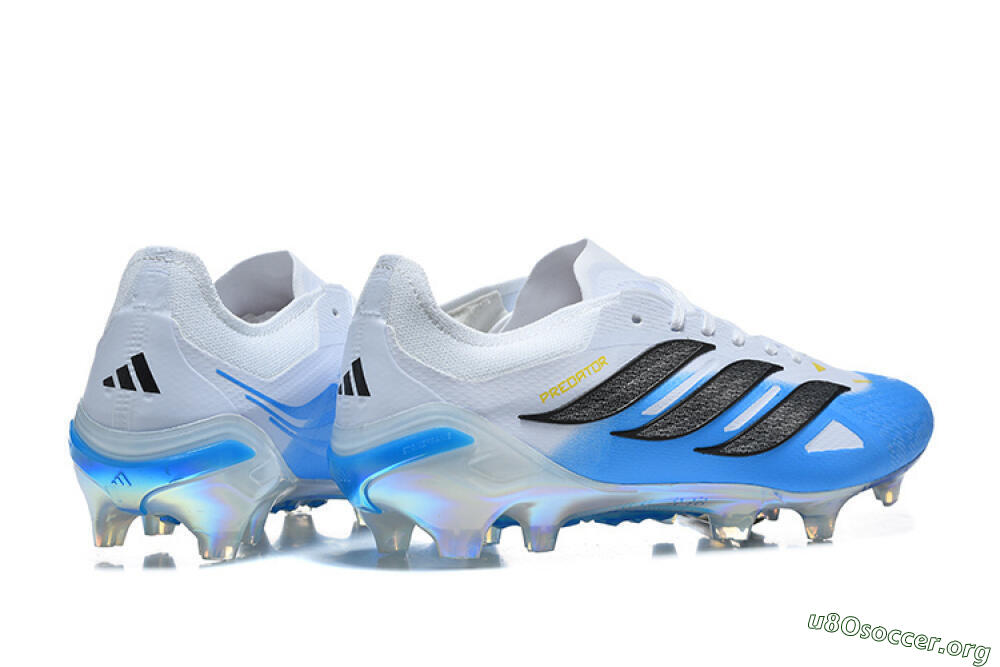 Adidas Predator 26 Elite FG Football Boots - Blue/Sky Blue/Steel Grey 9