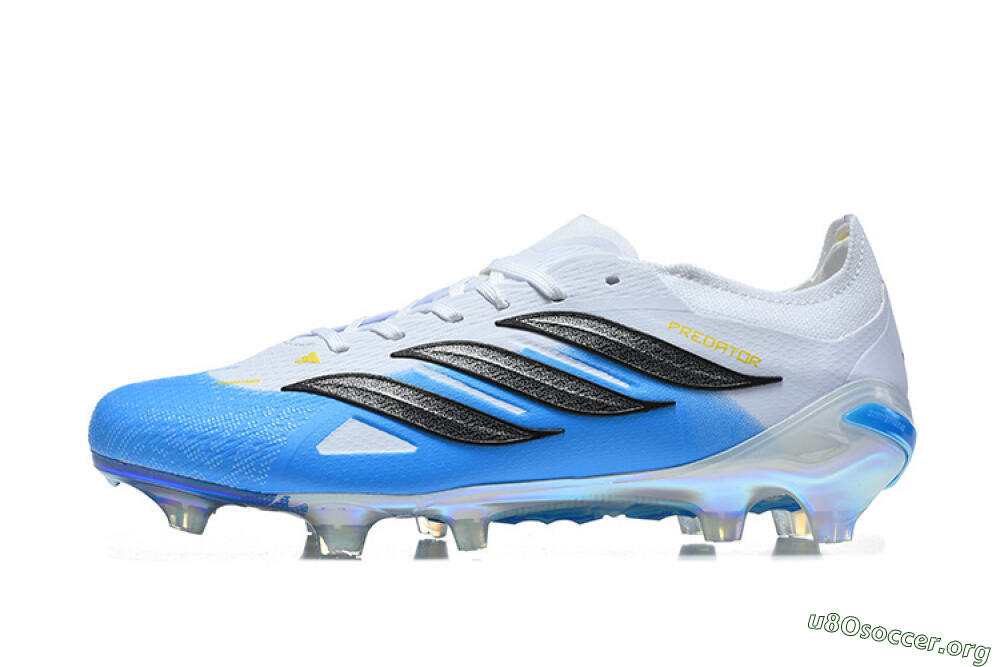 Adidas Predator 26 Elite FG Football Boots - Blue/Sky Blue/Steel Grey 3