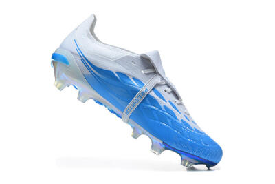 Adidas Predator 26 Elite Fold-Over Tongue FG Football Boots - Blue/Electric Blue/Soft Gray