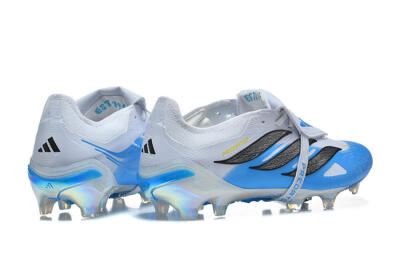 Adidas Predator 26 Elite Fold-Over Tongue FG Football Boots - Blue/Electric Blue/Soft Gray