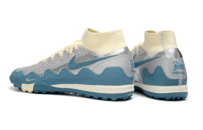 Nike Air Zoom Mercurial Superfly 10 Elite TF Football Shoes - Blue/Ocean Breeze/Misty Gray