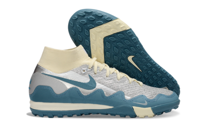 Nike Air Zoom Mercurial Superfly 10 Elite TF Football Shoes - Blue/Ocean Breeze/Misty Gray