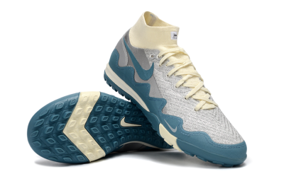 Nike Air Zoom Mercurial Superfly 10 Elite TF Football Shoes - Blue/Ocean Breeze/Misty Gray