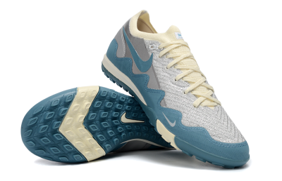 Nike Air Zoom Mercurial Vapor 16 Elite TF Football Shoes - Blue/Creamy Blue/Soft Grey