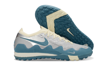 Nike Air Zoom Mercurial Vapor 16 Elite TF Football Shoes - Blue/Creamy Blue/Soft Grey