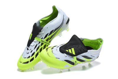 Adidas Predator 26 Elite Fold-Over Tongue FG Football Boots - Yellow/Electric Green/Black