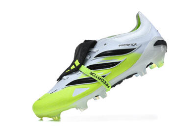 Adidas Predator 26 Elite Fold-Over Tongue FG Football Boots - Yellow/Electric Green/Black