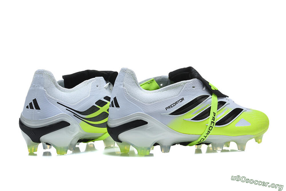 Adidas Predator 26 Elite Fold-Over Tongue FG Football Boots - Yellow/Electric Green/Black 9