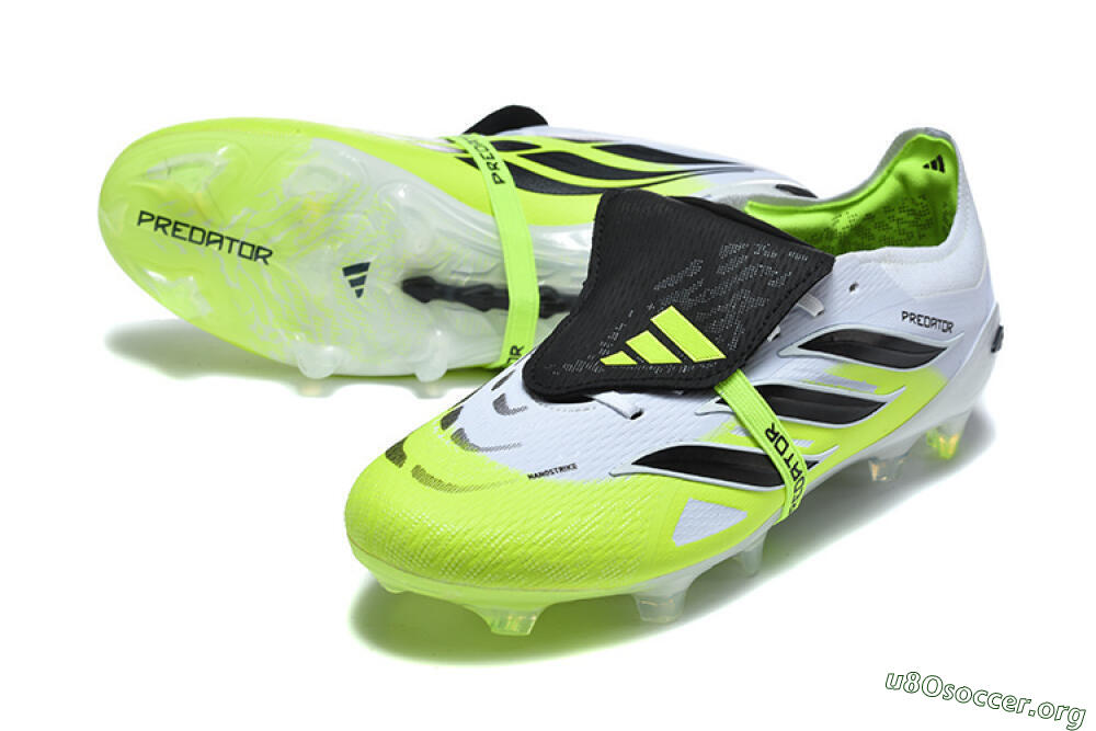 Adidas Predator 26 Elite Fold-Over Tongue FG Football Boots - Yellow/Electric Green/Black 0