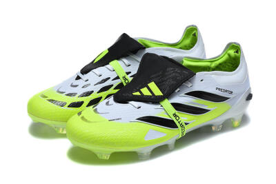 Adidas Predator 26 Elite Fold-Over Tongue FG Football Boots - Yellow/Electric Green/Black