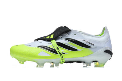 Adidas Predator 26 Elite Fold-Over Tongue FG Football Boots - Yellow/Electric Green/Black