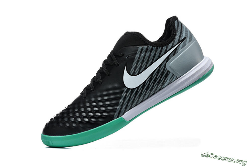 Nike MagistaX Finale 2 IC Football Shoes - Black/Aqua Green/Gray 8