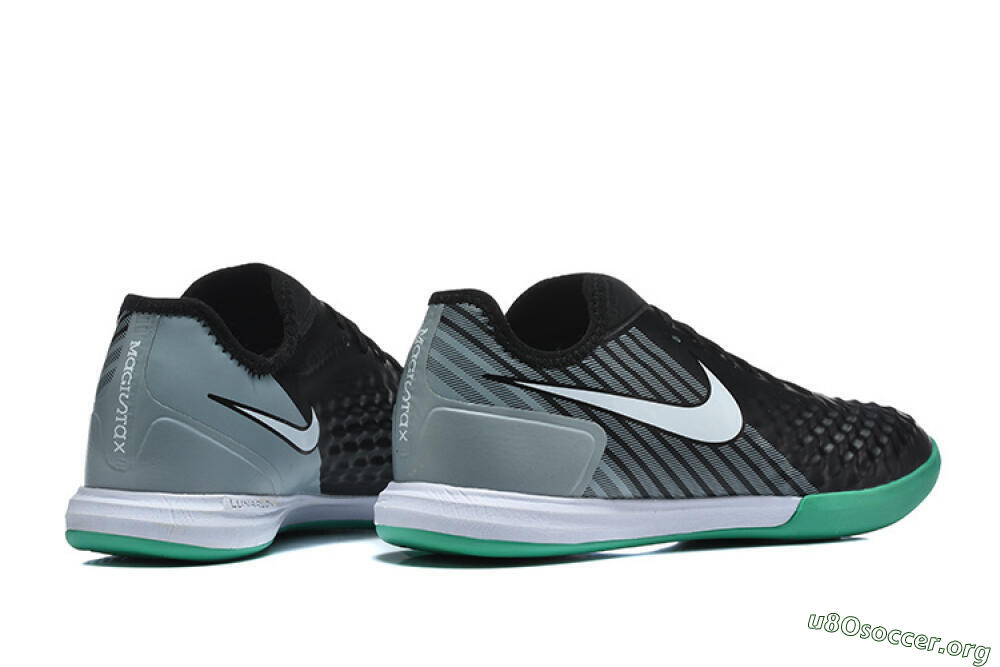 Nike MagistaX Finale 2 IC Football Shoes - Black/Aqua Green/Gray 9
