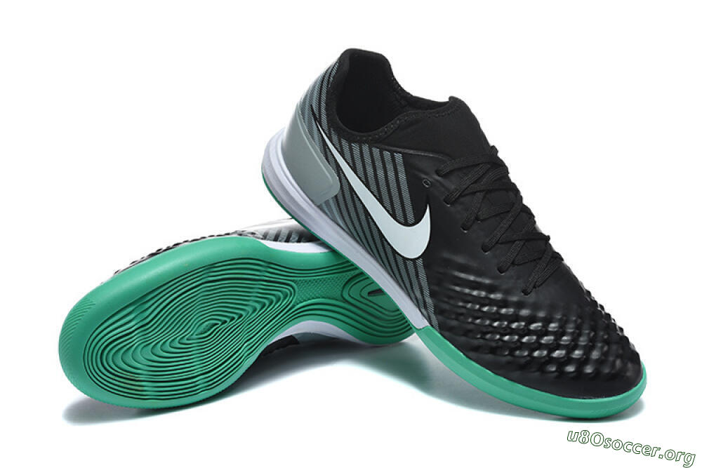 Nike MagistaX Finale 2 IC Football Shoes - Black/Aqua Green/Gray 4