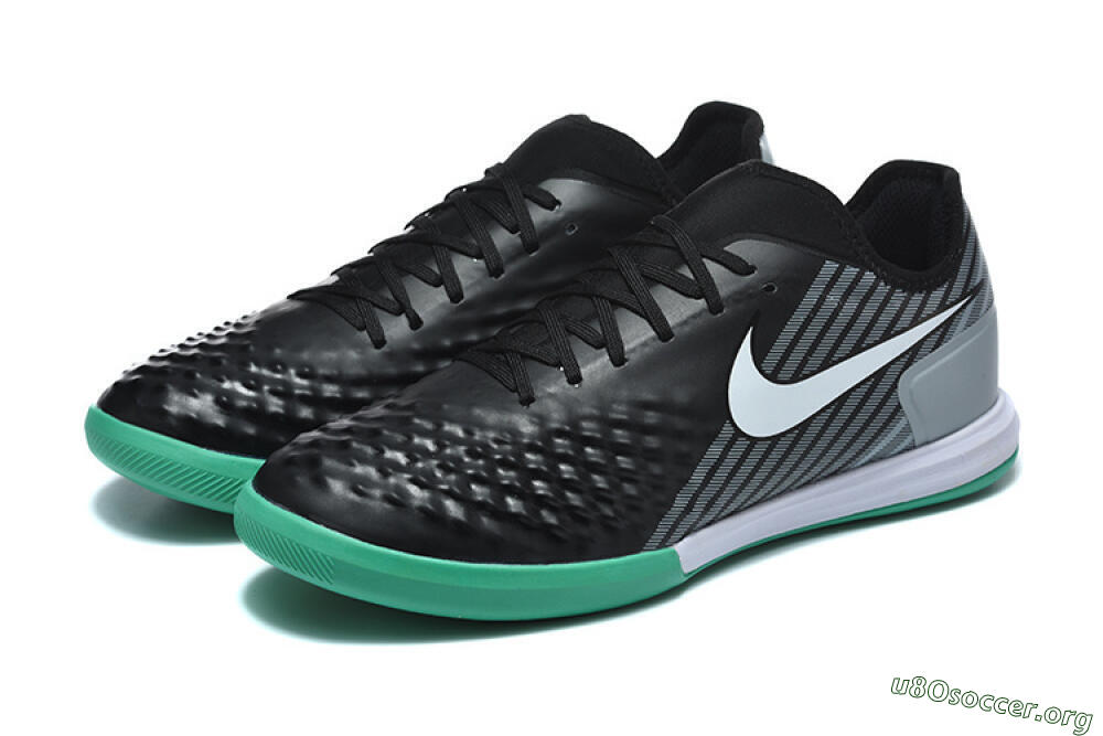 Nike MagistaX Finale 2 IC Football Shoes - Black/Aqua Green/Gray 5