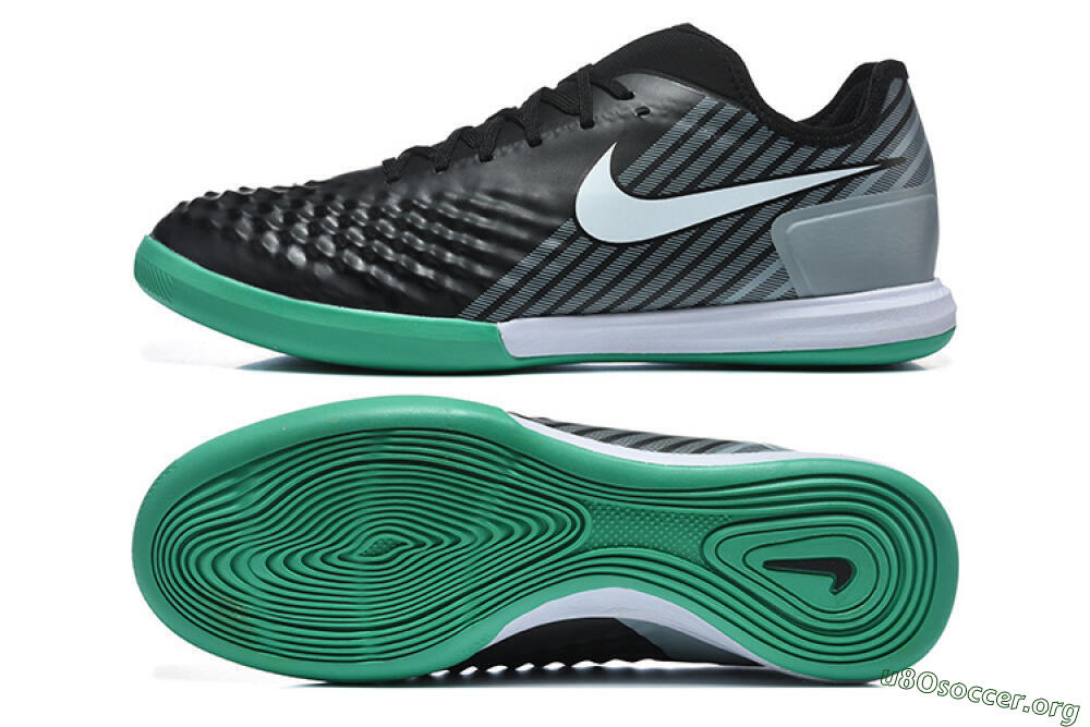 Nike MagistaX Finale 2 IC Football Shoes - Black/Aqua Green/Gray 1