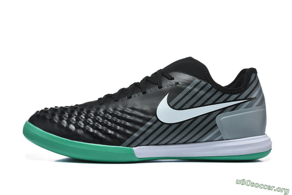 Nike MagistaX Finale 2 IC Football Shoes - Black/Aqua Green/Gray 3