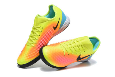 Nike MagistaX Finale 2 IC Football Shoes - Yellow/Neon Green/Fiery Orange