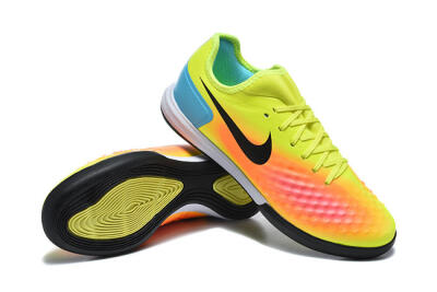 Nike MagistaX Finale 2 IC Football Shoes - Yellow/Neon Green/Fiery Orange