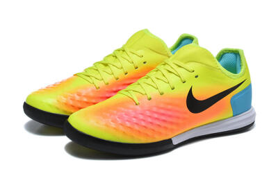 Nike MagistaX Finale 2 IC Football Shoes - Yellow/Neon Green/Fiery Orange