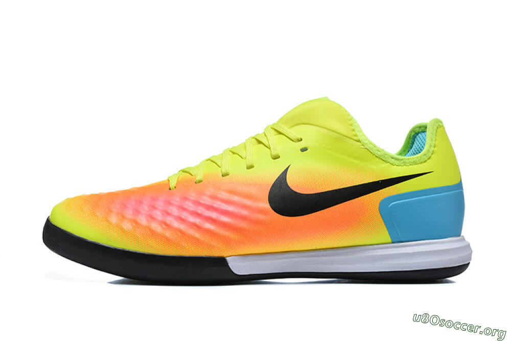Nike MagistaX Finale 2 IC Football Shoes - Yellow/Neon Green/Fiery Orange 3