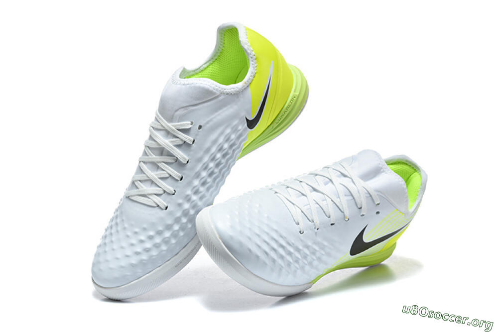 Nike MagistaX Finale 2 IC Football Shoes - White/Lime Green/Black 6