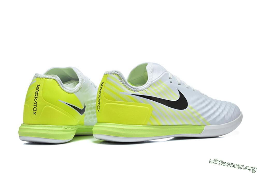 Nike MagistaX Finale 2 IC Football Shoes - White/Lime Green/Black 9