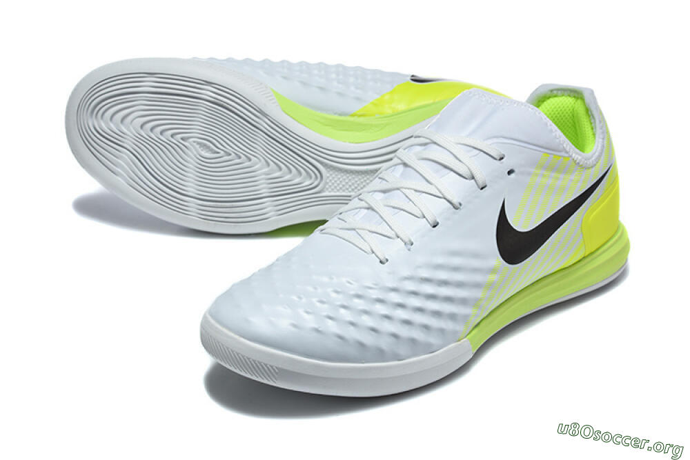 Nike MagistaX Finale 2 IC Football Shoes - White/Lime Green/Black 0