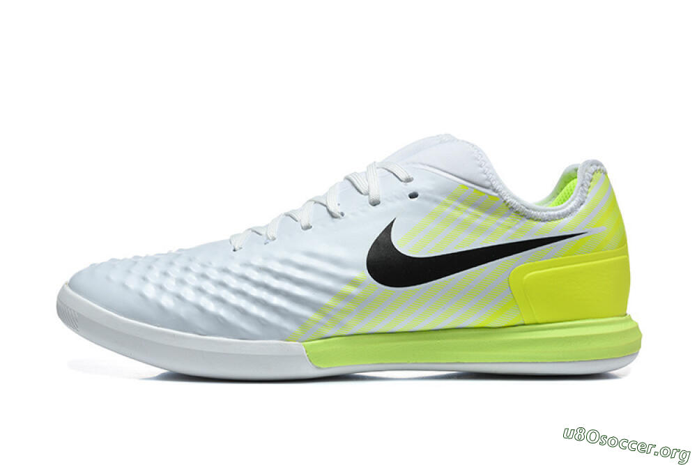 Nike MagistaX Finale 2 IC Football Shoes - White/Lime Green/Black 3