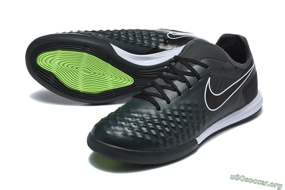 Nike MagistaX Finale 2 IC Football Shoes - Black/Vibrant Green/White 0