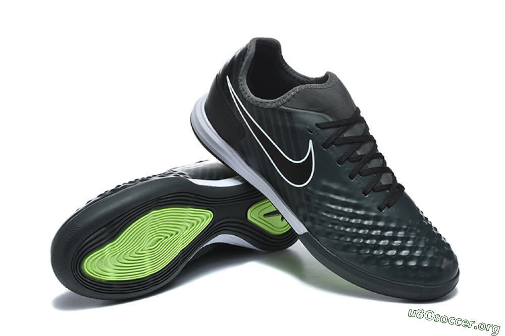 Nike MagistaX Finale 2 IC Football Shoes - Black/Vibrant Green/White 4