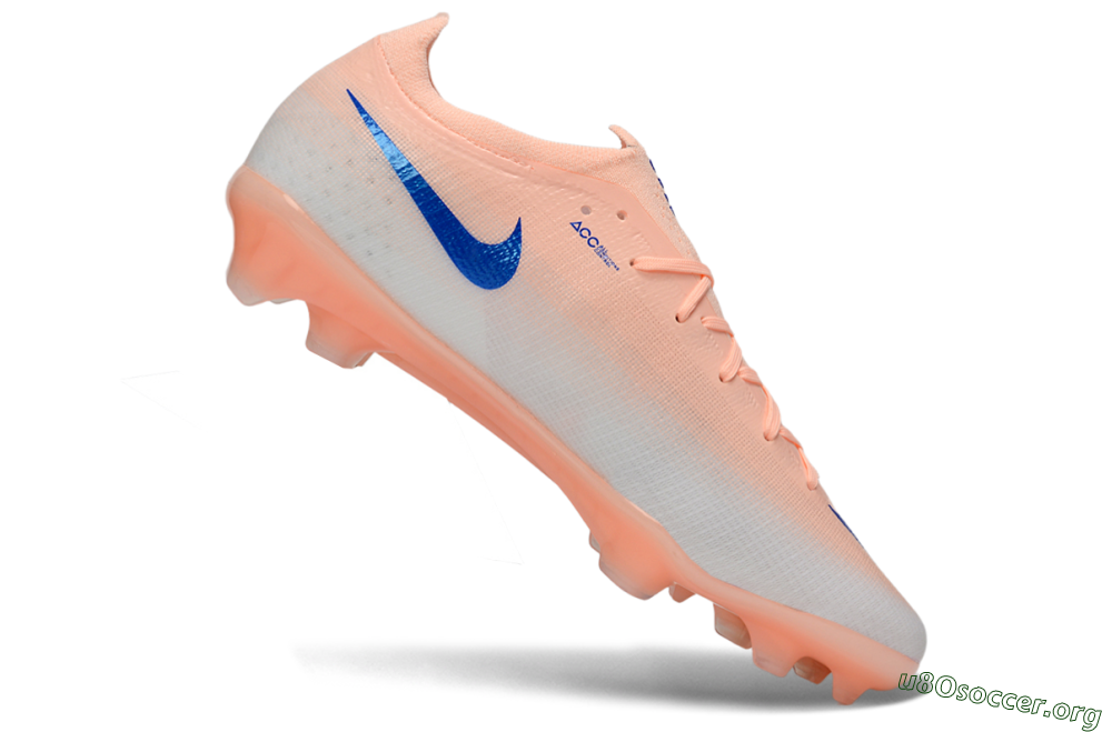 Nike Air Zoom Mercurial Vapor 17 Elite FG Football Boots - Peach/Electric Blue/Soft Coral 4