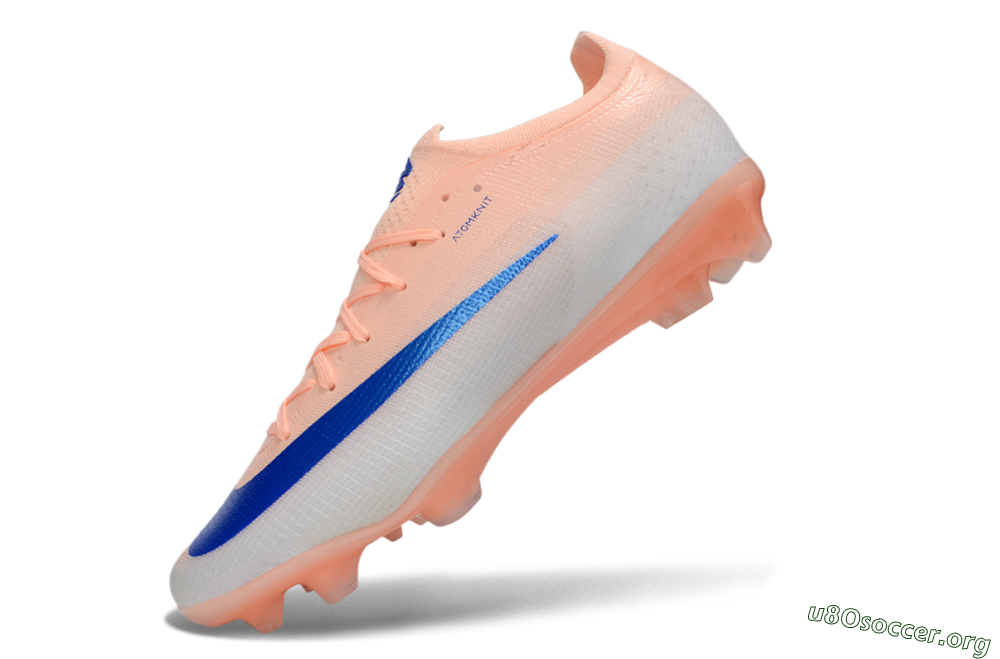 Nike Air Zoom Mercurial Vapor 17 Elite FG Football Boots - Peach/Electric Blue/Soft Coral 5