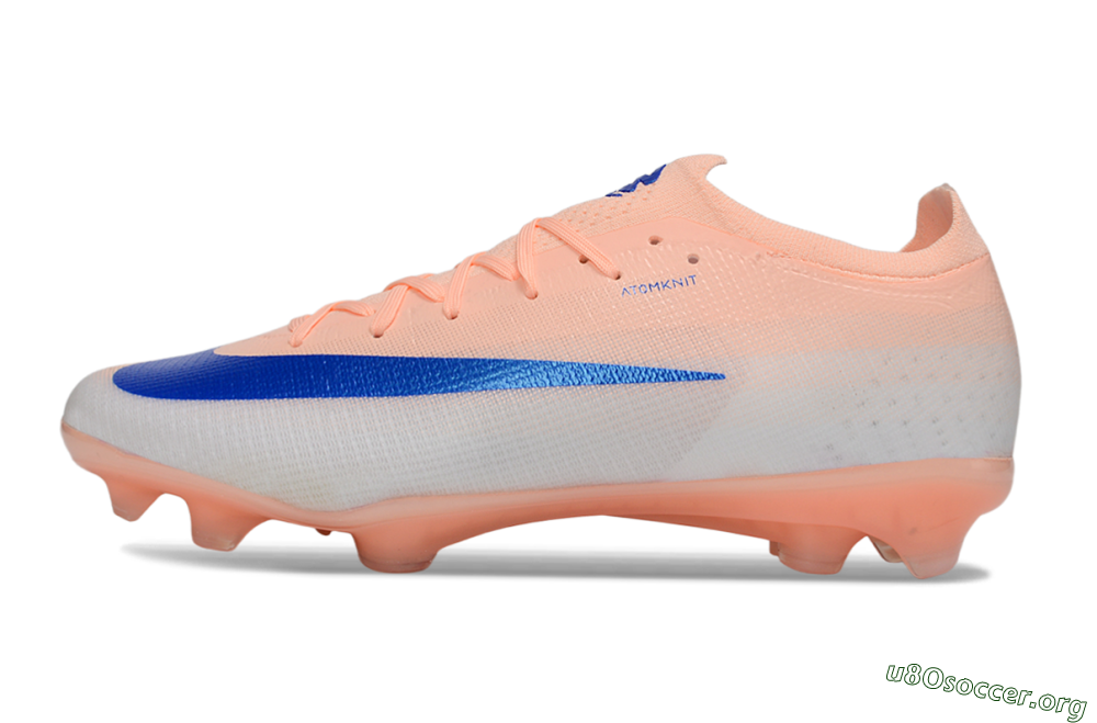 Nike Air Zoom Mercurial Vapor 17 Elite FG Football Boots - Peach/Electric Blue/Soft Coral 3