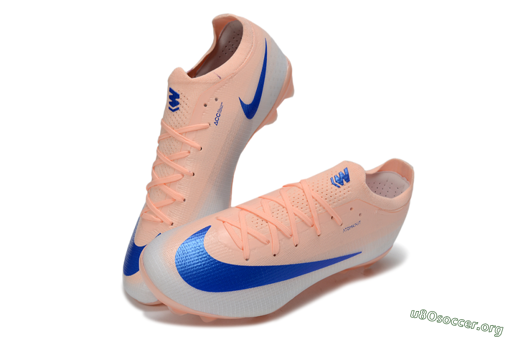 Nike Air Zoom Mercurial Vapor 17 Elite FG Football Boots - Peach/Electric Blue/Soft Coral 0