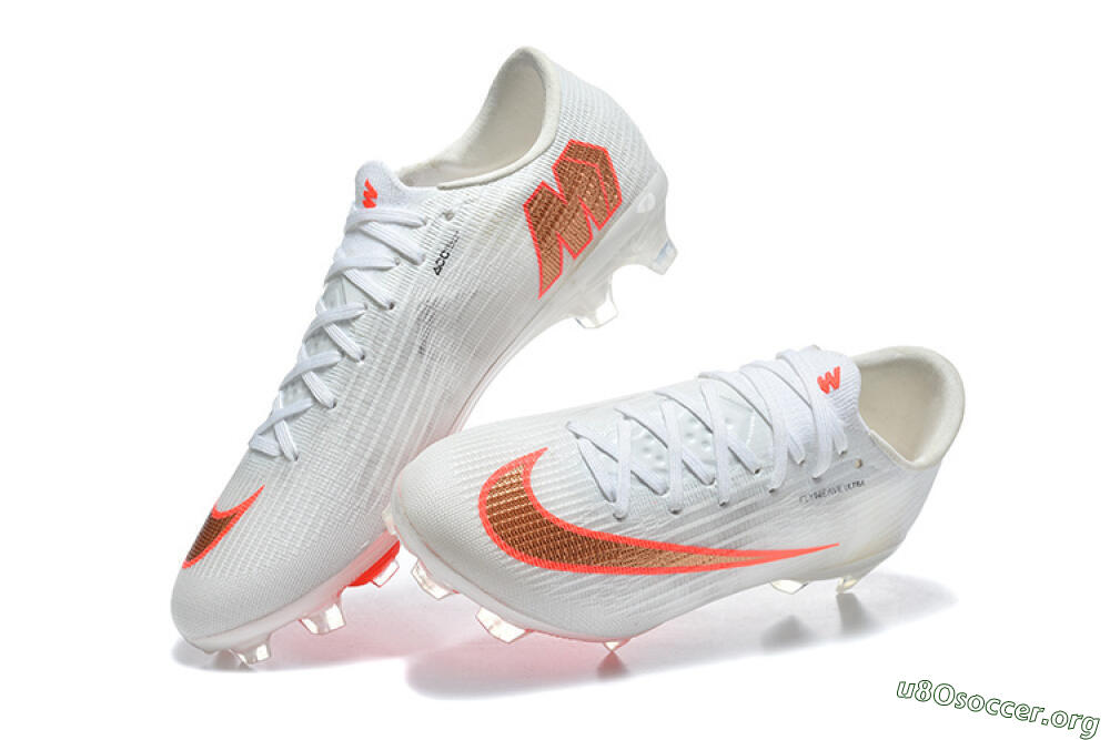 Nike Air Zoom Mercurial Superfly 11 FG Football Boots - White/Bright Red/Crystal Clear 6