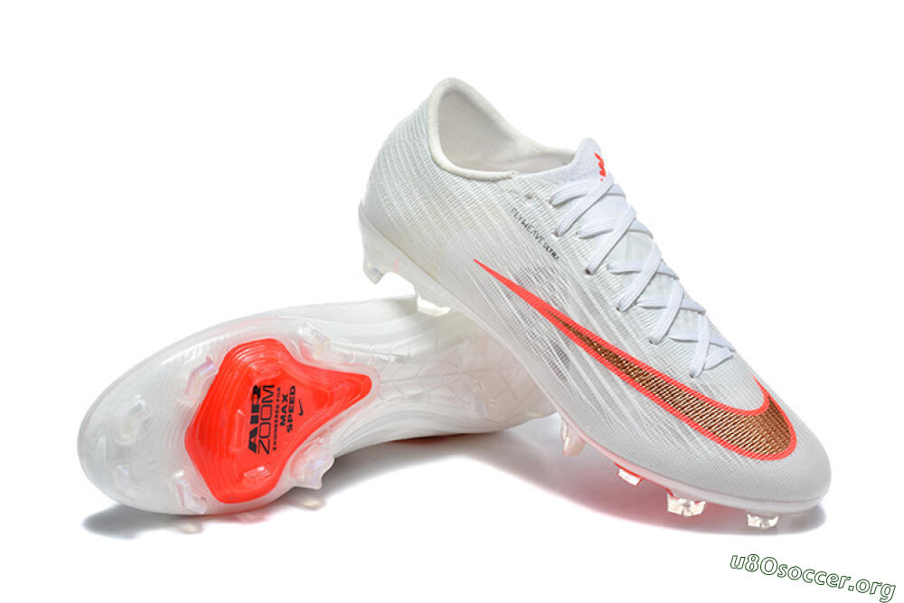 Nike Air Zoom Mercurial Superfly 11 FG Football Boots - White/Bright Red/Crystal Clear 4