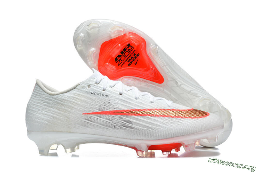 Nike Air Zoom Mercurial Superfly 11 FG Football Boots - White/Bright Red/Crystal Clear 2