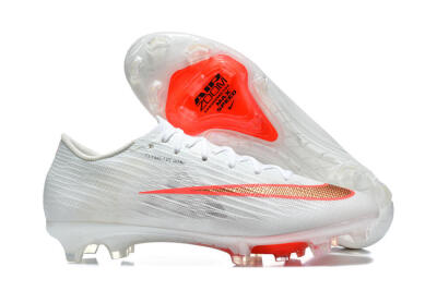 Nike Air Zoom Mercurial Superfly 11 FG Football Boots - White/Bright Red/Crystal Clear