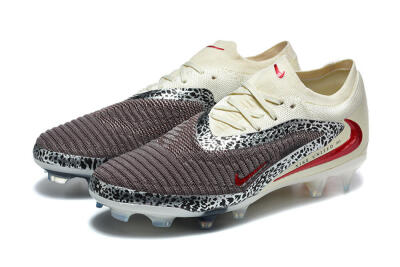 Nike Phantom 6 Elite Low FG Football Boots - Brown/Crimson Red/White