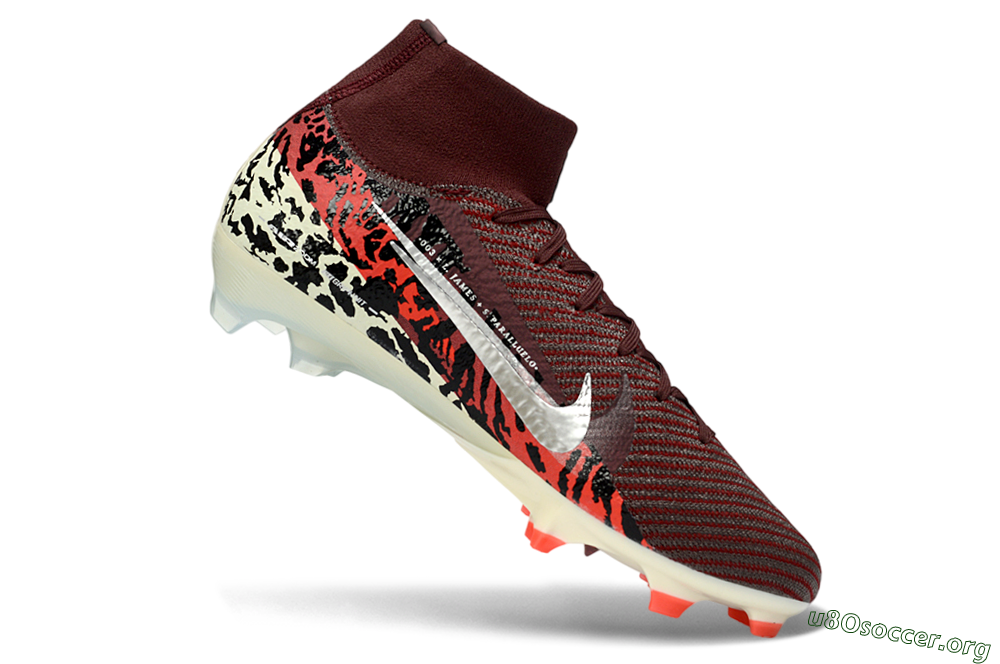 Nike Air Zoom Mercurial Superfly 10 Elite FG Football Boots - Maroon/Scarlet Blaze/Crimson Spice 5