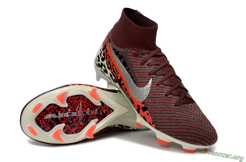 Nike Air Zoom Mercurial Superfly 10 Elite FG Football Boots - Maroon/Scarlet Blaze/Crimson Spice 4