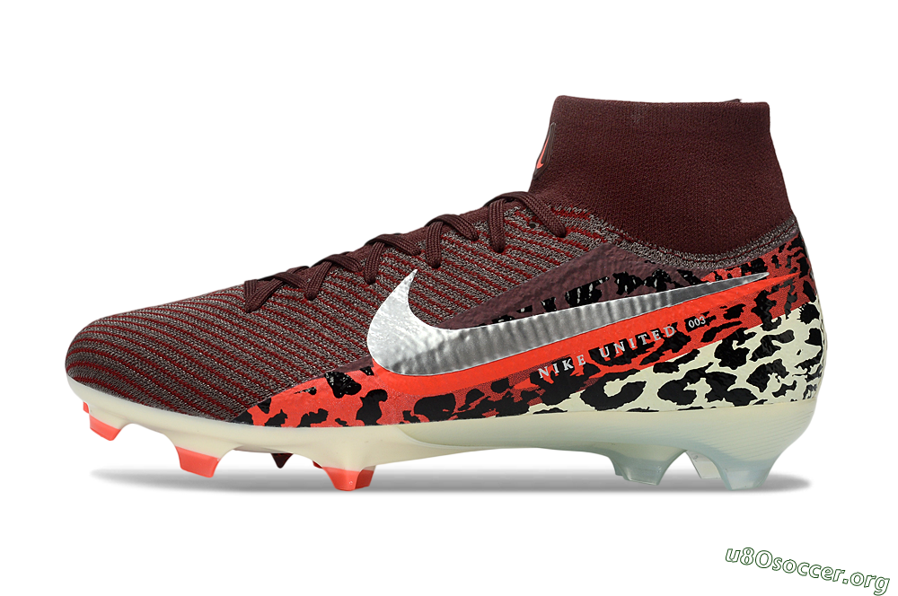 Nike Air Zoom Mercurial Superfly 10 Elite FG Football Boots - Maroon/Scarlet Blaze/Crimson Spice 3