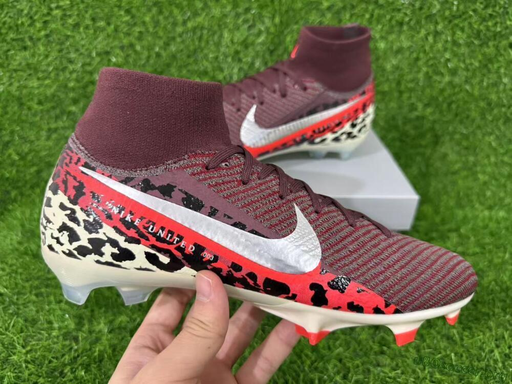Nike Air Zoom Mercurial Superfly 10 Elite FG Football Boots - Maroon/Scarlet Blaze/Crimson Spice