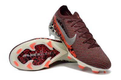 Nike Air Zoom Mercurial Vapor 16 Elite FG Football Boots - Maroon/Fiery Red/Muted Ivory