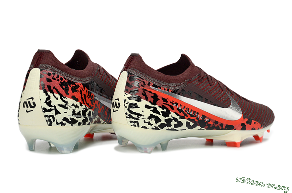 Nike Air Zoom Mercurial Vapor 16 Elite FG Football Boots - Maroon/Fiery Red/Muted Ivory 7