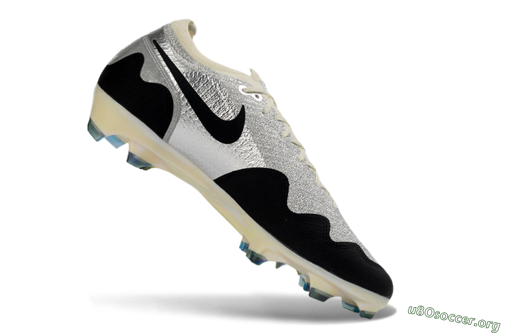 Nike Air Zoom Mercurial Vapor 16 Elite FG Football Boots - Black/Golden Grey/White 4