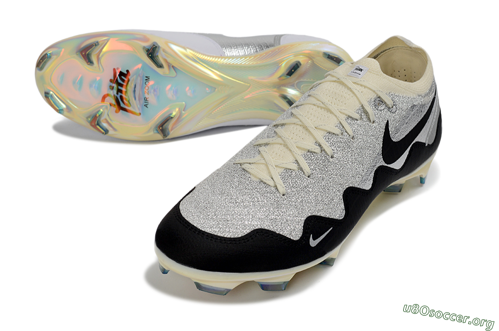 Nike Air Zoom Mercurial Vapor 16 Elite FG Football Boots - Black/Golden Grey/White 0